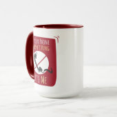 Telefoon gaat niet, ik ben sarcastisch mok (Voorkant links)