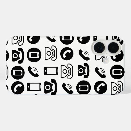 Telefoon Graphic iPhone Case (Achterkant (horizontaal))