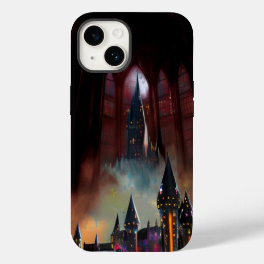 Telefoon hogwarts Tower-draagtas Case-Mate iPhone Case (Achterkant)