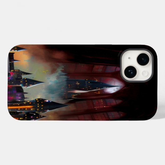 Telefoon hogwarts Tower-draagtas Case-Mate iPhone Case (Achterkant (horizontaal))