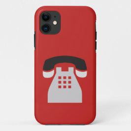 Telefoon Iconic Red Retro op elke kleur Case-Mate iPhone Case