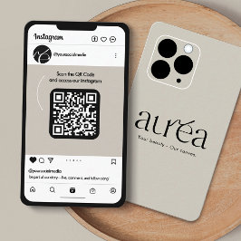 Telefoon Instagram Zakelijk Profiel Visitekaartje
