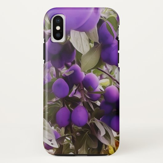 Telefoon / iPad case Herfst Oogst Dagen Pruimen (Achterkant)