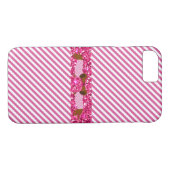Telefoon / iPad draagtas Dachshund Roze glitter St Case-Mate iPhone Case (Achterkant (Horizontaal))