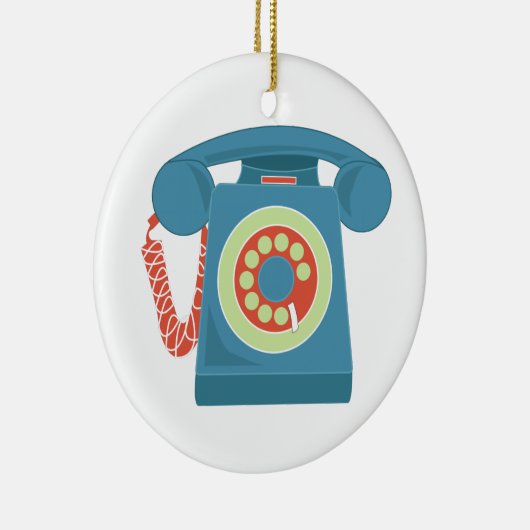 Telefoon Keramisch Ornament (Rechts)