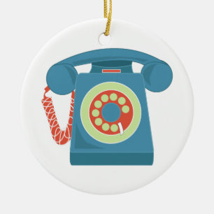 Telefoon Keramisch Ornament