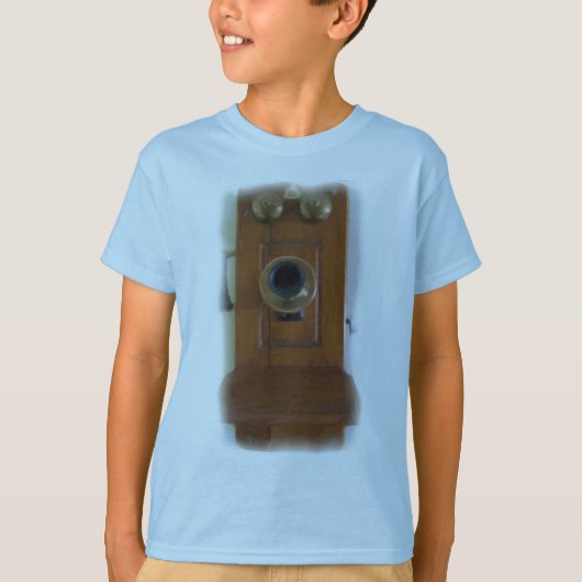 telefoon Kinder Basic T-Shirt (Voorkant)