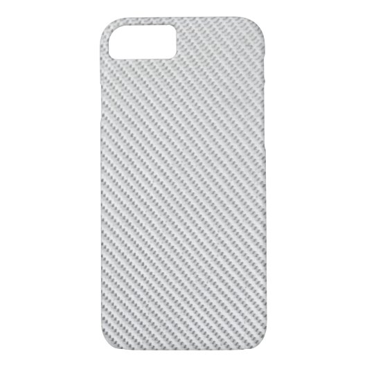 Telefoon - koolstofvezel - Metallic White Case-Mate iPhone Case (Achterkant)
