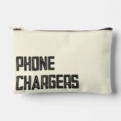 Telefoon Laadt Accessoires Neutraal Zwart Script Etui (Voorkant)