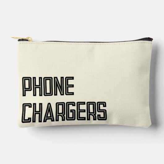 Telefoon Laadt Accessoires Neutraal Zwart Script Etui (Voorkant)