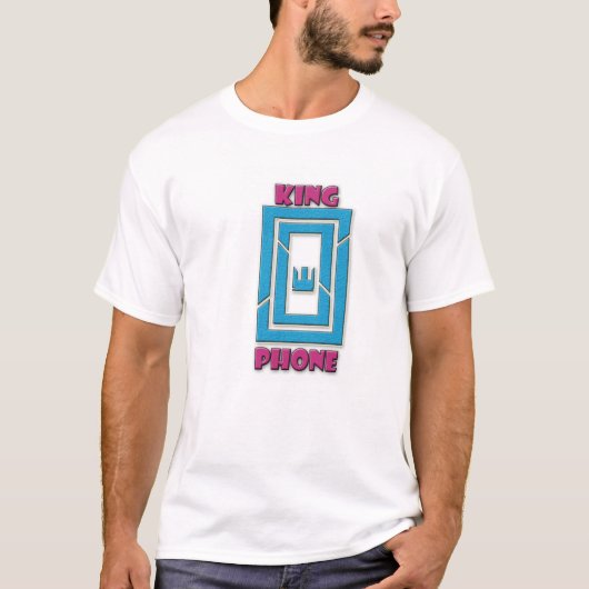Telefoon logo op T-shirt (Voorkant)