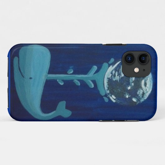 Telefoon op Aarde Case-Mate iPhone Case (Achterkant (horizontaal))