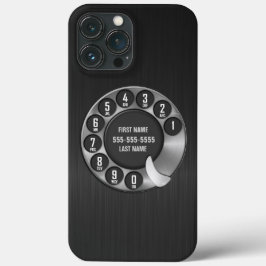Telefoon oude school Rotary Dial iPhone 13 Pro Max Hoesje