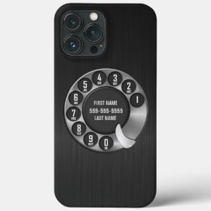 Telefoon oude school Rotary Dial iPhone 13 Pro Max Hoesje
