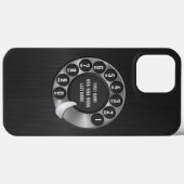 Telefoon oude school Rotary Dial Case-Mate iPhone Case (Achterkant (horizontaal))
