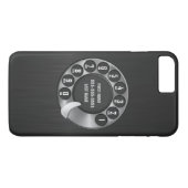 Telefoon oude school Rotary Dial Case-Mate iPhone Case (Achterkant (Horizontaal))