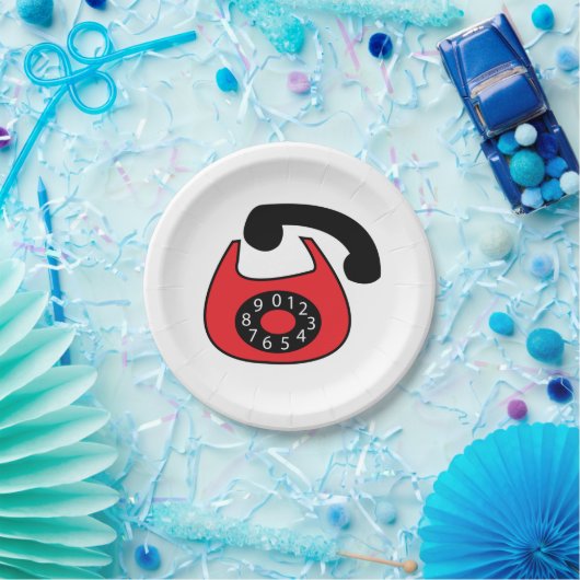 Telefoon Papieren Bordje (Feest)