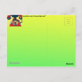 Telefoon Retro Briefkaart (Achterkant)