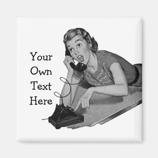 Telefoon Retro Magneet (Voorkant)