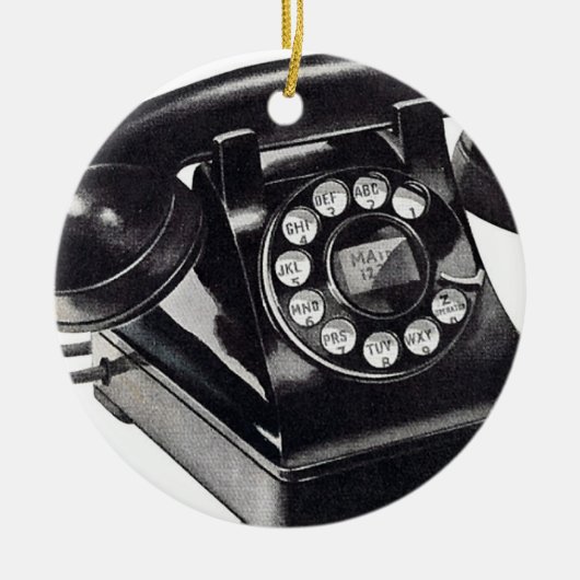 Telefoon - SRF Keramisch Ornament (Voorkant)