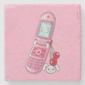 Telefoon Stenen Onderzetter (Voorkant)