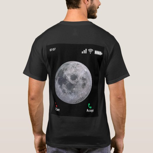 Telefoon T-shirt (Achterkant)