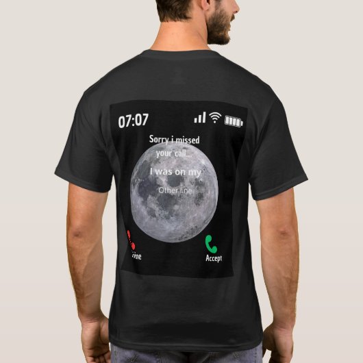 Telefoon T-shirt (Achterkant)