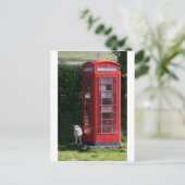 Telefoon thuis briefkaart (Staand voorkant)