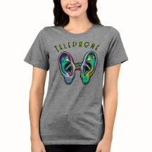 Telefoon Tri-Blend T-shirt