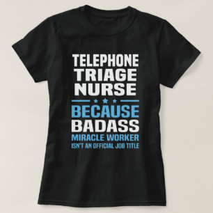 Telefoon Triage-verpleegster T-shirt