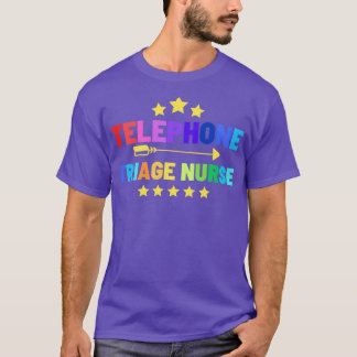 Telefoon Triage-verpleegster T-shirt