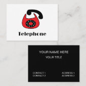 Telefoon Visitekaartje (Voorkant / Achterkant)