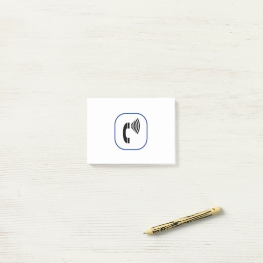 Telefoon volumeregeling post-it® notes (Op bureau)