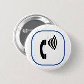 Telefoon volumeregeling ronde button 5,7 cm (Voorkant /achterkant)