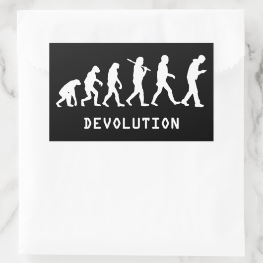 Telefoon voor deconcentratiecel rechthoekige sticker (Tas)