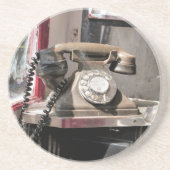 TELEFOON ZANDSTEEN ONDERZETTER (Voorkant)