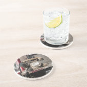 TELEFOON ZANDSTEEN ONDERZETTER (Zijkant)