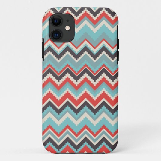 telefoonafdekking - aztec chevron - afdruk Case-Mate iPhone case (Achterkant)