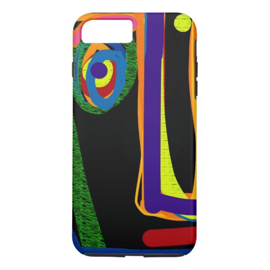 Telefoonafdekking van rond Man Case-Mate iPhone Case (Achterkant)