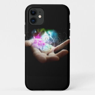 telefoonbehuizing met pentakel iPhone 11 hoesje