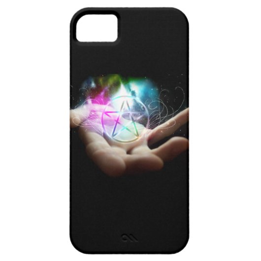 telefoonbehuizing met pentakel Case-Mate iPhone case (Achterkant)