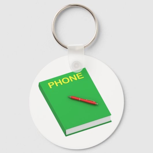 Telefoonboek Sleutelhanger (Voorkant)