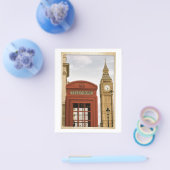 Telefoonbus en toren van Big Ben Flyer (Enkel)
