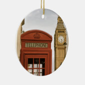 Telefoonbus en toren van Big Ben Keramisch Ornament (Rechts)