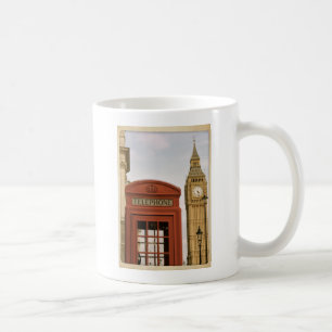 Telefoonbus en toren van Big Ben Koffiemok