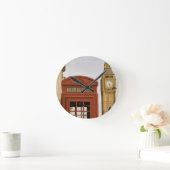 Telefoonbus en toren van Big Ben Ronde Klok (Huis)