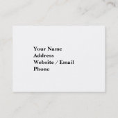 Telefoonbus en toren van Big Ben Visitekaartje (Achterkant)