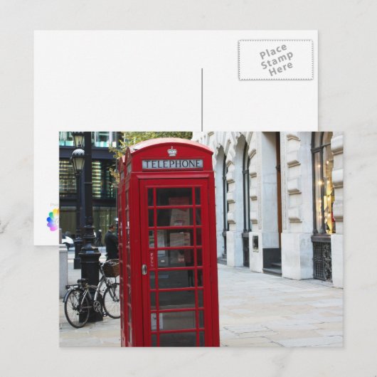 Telefooncabine Briefkaart (Voorkant / Achterkant)