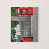 Telefooncabine en postbus in Londen Legpuzzel (Verticaal)
