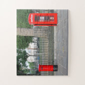 Telefooncabine en postbus in Londen Legpuzzel (Verticaal)